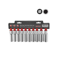 1/2" Nuss Satz lang 6-kant 10 tlg