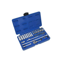Steckschlüssel Satz 36-tlg. 1/4" Zoll mit Ratsche im Koffer