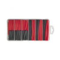 Sortiment Schrumpfschlauch schwarz / rot 127 Stk