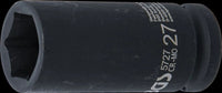 Kraft-Steckschlüssel-Einsatz Sechskant, tief 3/4"  SW 27 mm