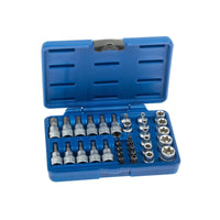 Torx Steckschlüssel Satz 34-tlg. Nüsse Set Nusssatz