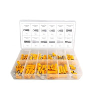 Sortiment Kabelstecker gelb 110 Stk
