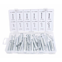 Splinte und Stifte mit Löcher Sortiment 56 Stk