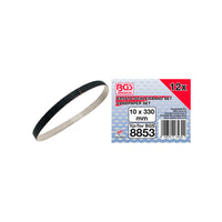 Schleifband | 10 mm x 330 mm | 12 Stück für Art. 8853