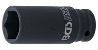 Kraft-Schlagnuss Sechskant, tief 1/2" 24mm