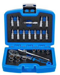 Steckschlüssel-Satz 1/4"  24-tlg.