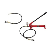 Hydraulikpumpe mit Manometer manuel