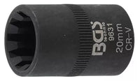 Bremssattel-Einsatz | 10-kant | für VAG  Porsche 20 mm