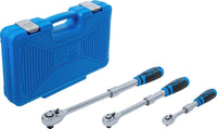 Umschaltknarren-Satz | ausziehbar 1/4" 3/8" 1/2"