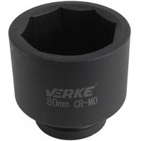 Kraftsteckschlüssel 1" Achtkant 80 mm