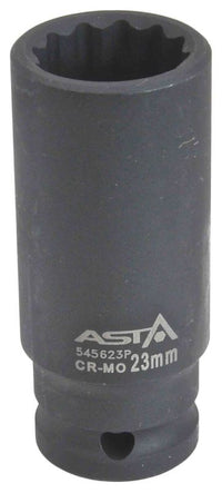 Kraftnuss lang SW 18mm 1/2" Vielzahn