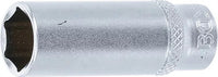Steckschlüssel Sechskant, tief 1/4" SW 13 mm
