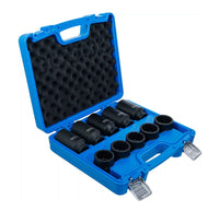 Kraft-Steckschlüssel-Einsatz-Satz | Zwölfkant 1/2" SW 32 - 36 mm