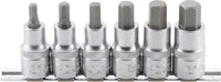Bit-Einsatz-Satz 1/2" | Innensechskant 6 - 14 mm