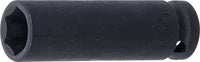 Kraft-Steckschlüssel Sechskant, tief 1/2"  SW 16mm