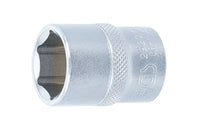 Steckschlüssel-Einsatz Sechskant 1/2" SW 20 mm