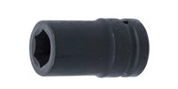 Kraft-Steckschlüssel-Einsatz Sechskant, tief 1" SW 27 mm