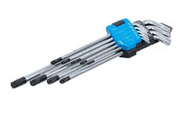 Winkelschlüssel-Satz Torx | extra lang mit Bohrung T10 - T50