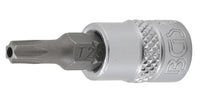 Bit-Einsatz 1/4" für Torx mit Bohrung T25