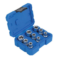 Stecknuss Satz E, Außen Torx Steckschlüssel Satz 1/2