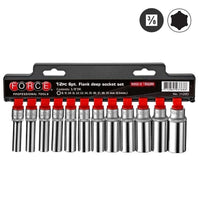 3/8" Nuss Satz lang 6-kant 12 tlg