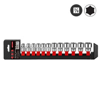 3/8" Nuss Satz 6-kant 12 tlg