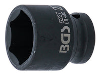 Kraft-Steckschlüssel-Einsatz Sechskant 1/2" SW 27 mm
