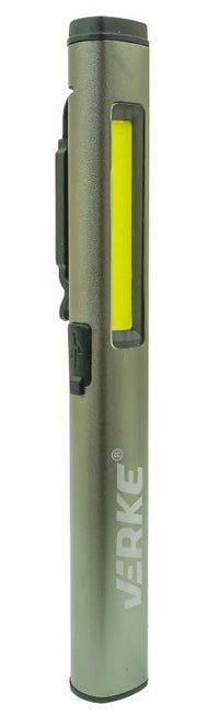 Alu-Taschenlampe 400 lm + 120 lm, 800 mAh mit Laser- u UV-Licht