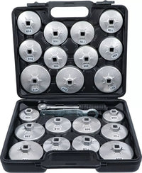 Ölfilterschlüssel-Satz | Aluminium-Druckguss | 23 tlg