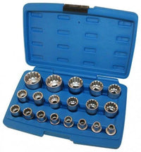Stecknüsse Multi Lock 1/2"  19teilig