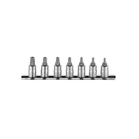 Steckschlüsselsatz 5-seitig Torx mit Loch TS 1/4"