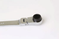 Ringschlüssel mit Ratsche flexibel SW 14mm extra lang