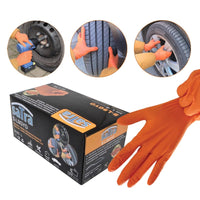 Nitril Handschuhe mit Diamanttextur Gr. L 100 Stk