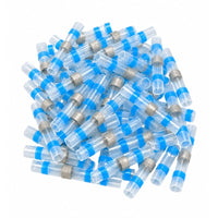 Schrumpfverbinder mit Zinnversiegelung 100 stk blau