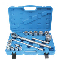 Steckschlüsel Set sechskant 3/4" Teleskopratsche