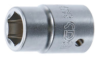 Steckschlüssel-Einsatz Sechskant 3/4" SW 19 mm
