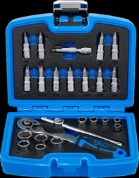 Steckschlüssel-Satz 1/4"  24-tlg.
