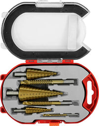 Stufen und Fräßbohrer Satz