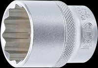 Steckschlüssel-Einsatz Zwölfkant 1/2" SW 27mm
