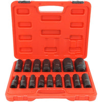 Schlag-Steckschlüsselsatz 1/2″ 10-32 mm VERKE