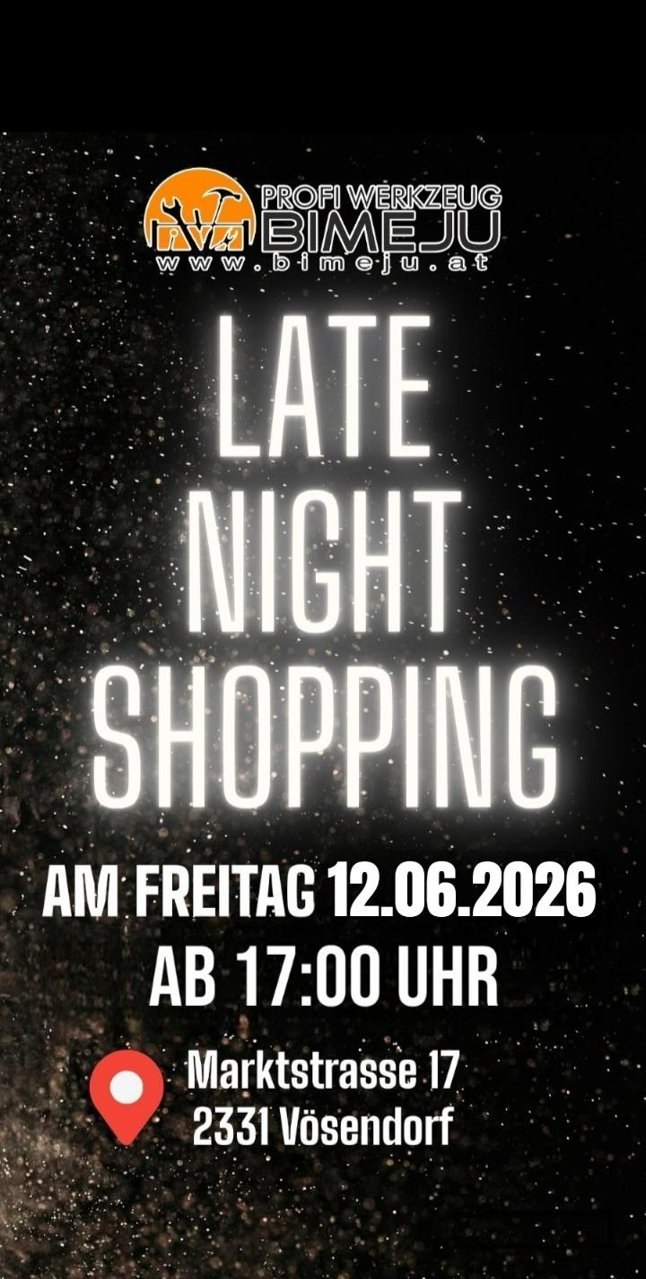 Late Night Shopping bei BIMEJU