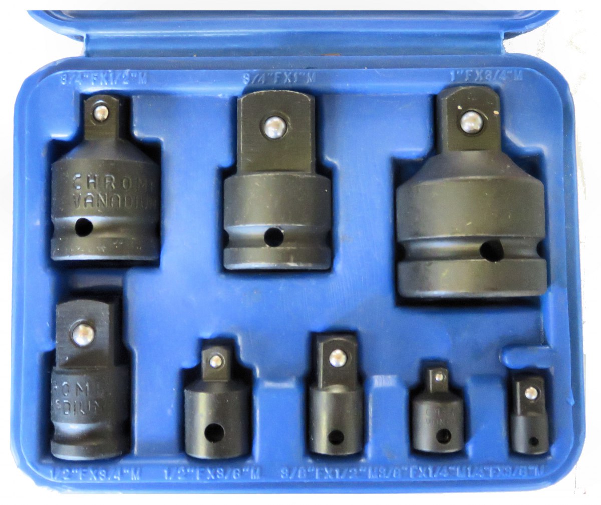 Adapter-Satz Kraft 1/2″, 8-tlg.