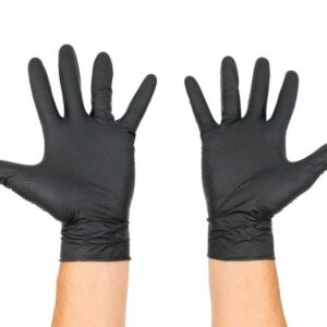 black nitril handschuhe L
