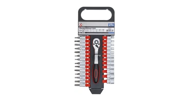 Steckschlüssel-Satz 1/4″ SW 4 – 13 mm | 27-tlg.