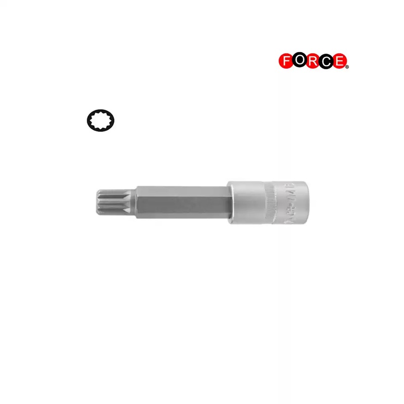 Vielzahn-Bit-Stecknuss 1/2″ M8 100mmL