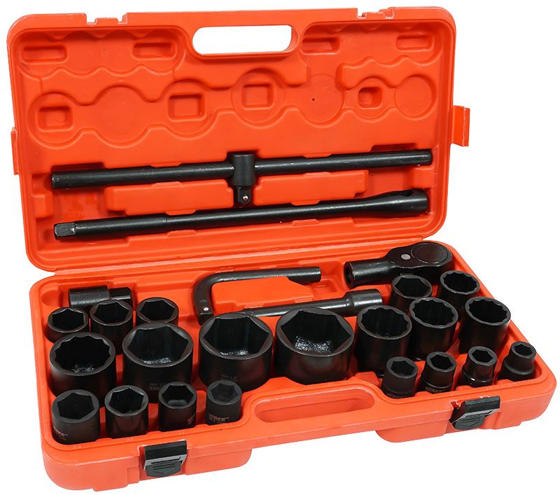 Schlag Seckschlüssel Set 3/4″ 17-65mm