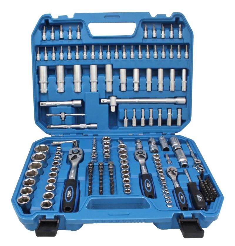 Steckschlüssel Set 1/4”+3/8”+1/2” 179 tlg
