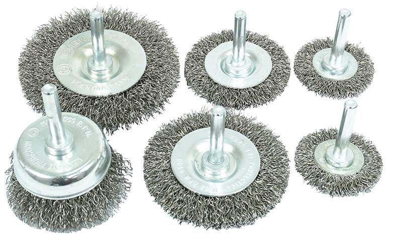 Drahtbürsten Set 6 teilig