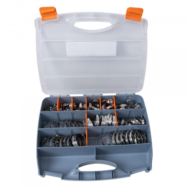 Schlauchschellen-Satz Edelstahl W2 110 Stk