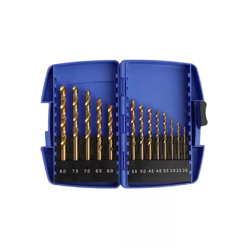 Spiralbohrer-Set 2-8 mm, 13-teilig